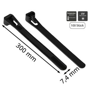 Produktbild für Kabelbinder Good-Connections KAB-R30S74, Kunststoff