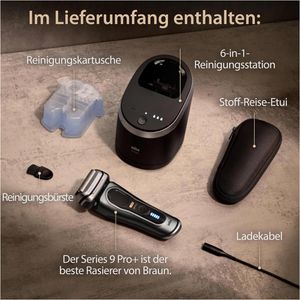 Produktbild für Elektrorasierer Braun Series 9 Pro+, 9565cc