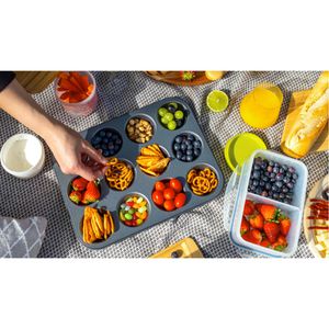 Produktbild für Backform Tescoma DELICIA, für 12 Muffins, aus Edelstahl