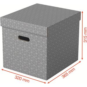 Produktbild für Aufbewahrungsbox Esselte Home Cube 628289, 36L