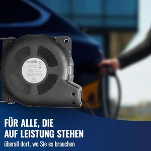 Produktbild für Kabeltrommel Poppstar mit Aufrollautomatik, für innen
