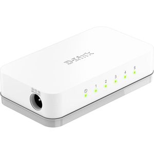 Produktbild für Switch D-Link Fast Ethernet Easy, GO-SW-5E/E, unmanaged