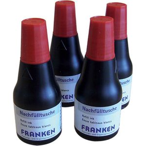 Nachfülltusche Franken Z1911 01, rot