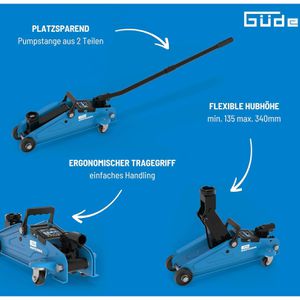Produktbild für Rangierwagenheber Güde GRH 2/330 I, 18031