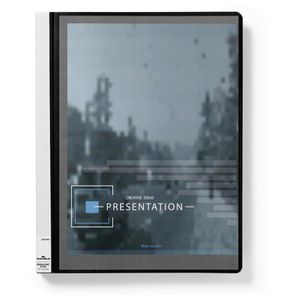 Produktbild für Sichtbuch Durable 2434-01 Duralook Plus aus PP, A4