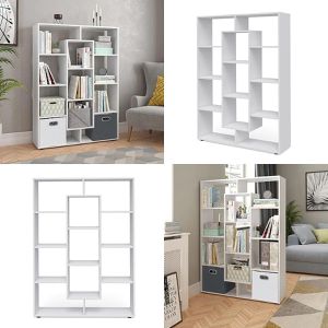Produktbild für Bücherregal Vicco 79802, weiß