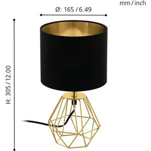 Produktbild für Tischlampe Eglo Carlton 2, mit E14-Fassung