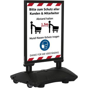 Produktbild für Kundenstopper Update-Displays WindPro LITE, DIN A0