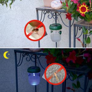 Produktbild für Wespenfalle Gardigo Solar Insektenfalle 2in1, aus Kunststoff