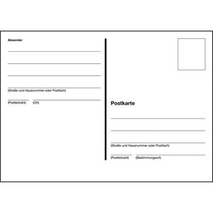 Produktbild für Postkarten Sigel PS600, 105 x 148mm (A6)