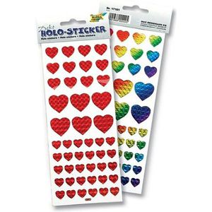 Sticker Folia 17101 Holo-Sticker Hearts