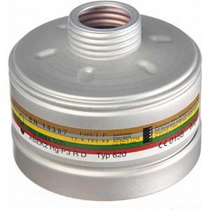 Dräger Ersatzfilter Kombinationsfilter 1140, für Atemschutzmasken mit Rd40 Anschluss, Hg P3 R D