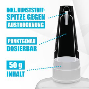 Produktbild für Sekundenkleber Kraftprotz Glas &amp; Spiegel, KPFG50