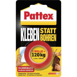 Montageband Pattex Kleben statt Bohren 1,5m x 19mm