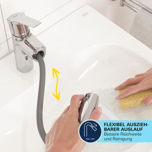 Produktbild für Waschtischarmatur GROHE Start M-Size, verchromt