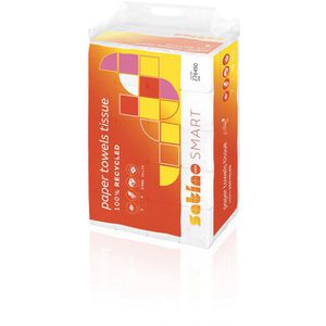 Produktbild für Papierhandtücher Satino Smart 276490, PT3 &amp; PT4, 2-lagig