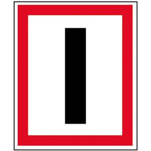 Hinweisschild Abtec DIN 4066, Kunststoff