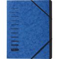 Ordnungsmappe Pagna 40058-02, A4 aus Karton, blau, 7 Fächer