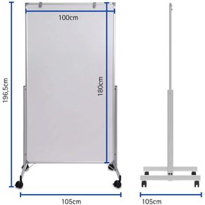 Produktbild für Whiteboard Maul MAULpro easy2move 63396, mobil