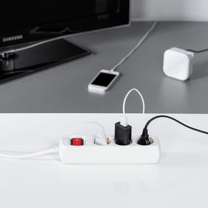 Produktbild für Steckdosenleiste Hama 108815, mit 5m Kabel