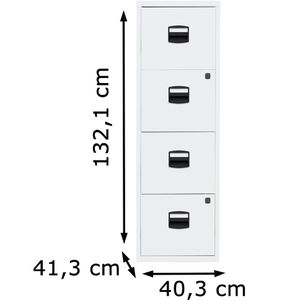 Produktbild für Hängeregisterschrank Bisley-Home PFA4F-696