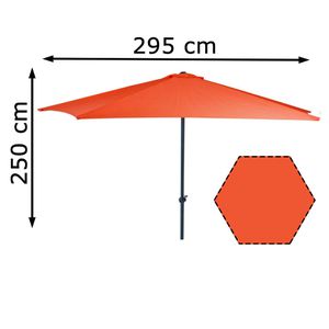 Produktbild für Sonnenschirm Garden-Pleasure 504425, rund