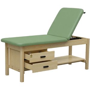 Produktbild für Behandlungsliege Teqler T170755, aus Holz, lindgrün