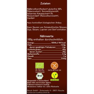 Produktbild für Müsli Bauckhof Hafermüsli Crunchy Schoko, BIO