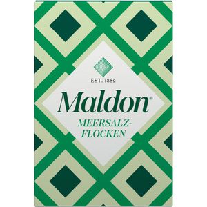 Salz Maldon Sea Salt Flakes, in der Schachtel