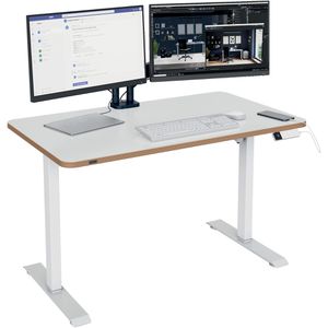 Produktbild für Schreibtisch Leitz Ergo 67700001, weiß / weiß