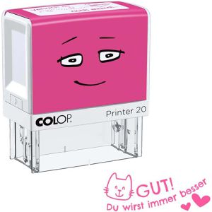 Motivstempel Colop NIO School Gut, aus Kunststoff