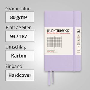 Produktbild für Notizbuch Leuchtturm1917 Pocket, 368148, Karton Hardcover
