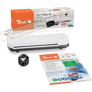 Laminiergerät Peach PBP300, 3in1 Set, mit 2 Rollen, A4