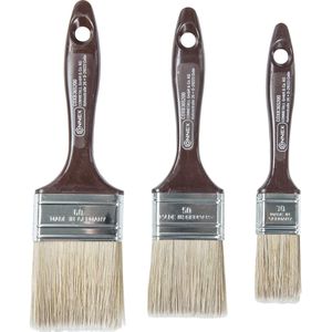 Connex Malerpinsel COXB365200, Set, 3-teilig, Flachpinsel in 3 verschiedenen Größen, Synthetik