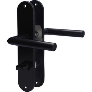 Drückergarnitur Alpertec Conte WC, schwarz