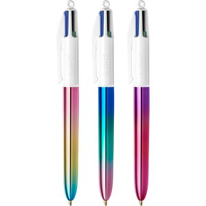 Produktbild für Vierfarbkugelschreiber Bic 4 Colours Gradient