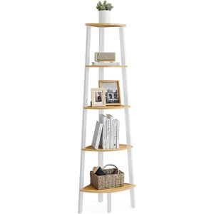 Produktbild für Bücherregal Vasagle LLS035Y01, weiß / eiche