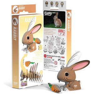 Produktbild für Puzzle Eugy 650071, 3D Tier-Puzzle, Hase