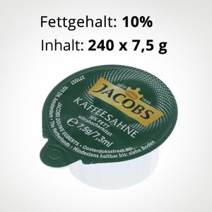 Produktbild für Kaffeesahne Jacobs Profesisonal Fettgehalt 10 %