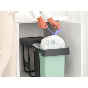 Produktbild für Einbaumülleimer Brabantia 232503, Sort &amp; Go