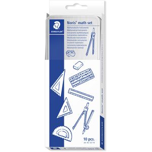 Produktbild für Geometrie-Set Staedtler Noris Mathe-Set, 10-teilig