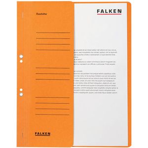 Produktbild für Ösenhefter Falken 80000516, A4, orange