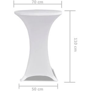 Produktbild für Tischhusse vidaXL Stretch, 241202, Ø 70 cm