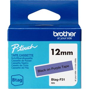 Produktbild für Schriftband Brother Btag-F31, 12mm