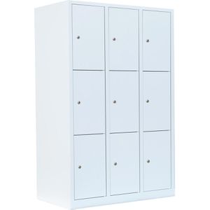 Produktbild für Schließfachschrank ClassiX X-523337, weiß