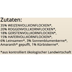 Produktbild für Müsli Edeka Basis Müsli 5-Korn-Mix, BIO