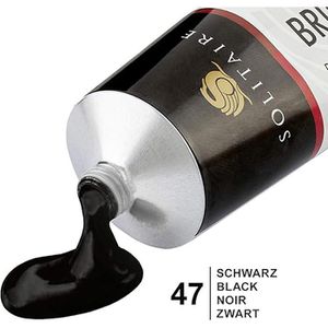 Produktbild für Schuhcreme Solitaire Brilliant, schwarz