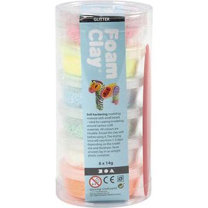 Produktbild für Modelliermasse Foam-Clay Glitter-Set, 78812