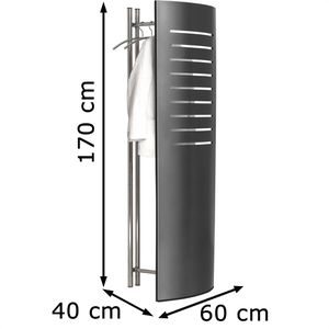 Produktbild für Wandgarderobe Kerkmann tec-art, 6071, Stahl