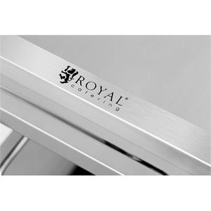 Produktbild für Servierwagen Royal-Catering RCSW-6.2, silber, aus Edelstahl